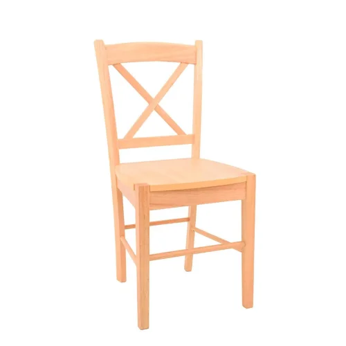 CADEIRA DE MADEIRA HÉVEA NATURAL