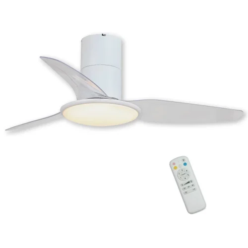 VENTILADOR DE TETO LED 24 W AJUSTÁVEL ISOLADO BRANCO