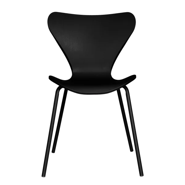 CADEIRA EMPILHÁVEL PRETA LUMINANCE