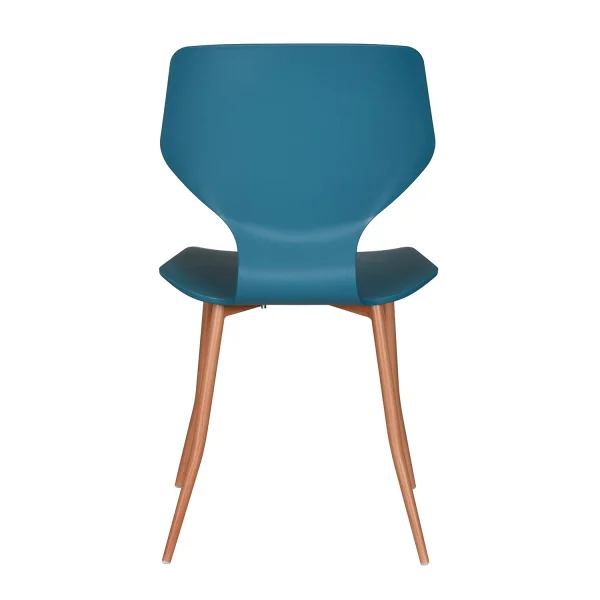 CADEIRA DE POLIPROPILENO AZUL COBALTO UPPLAND