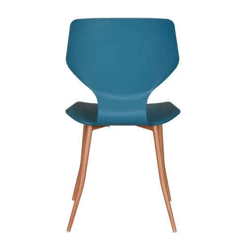 CADEIRA DE POLIPROPILENO AZUL COBALTO UPPLAND