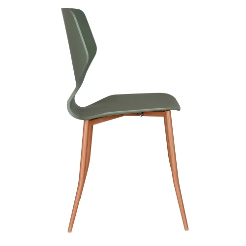 CADEIRA DE POLIPROPILENO VERDE KALE UPPLAND