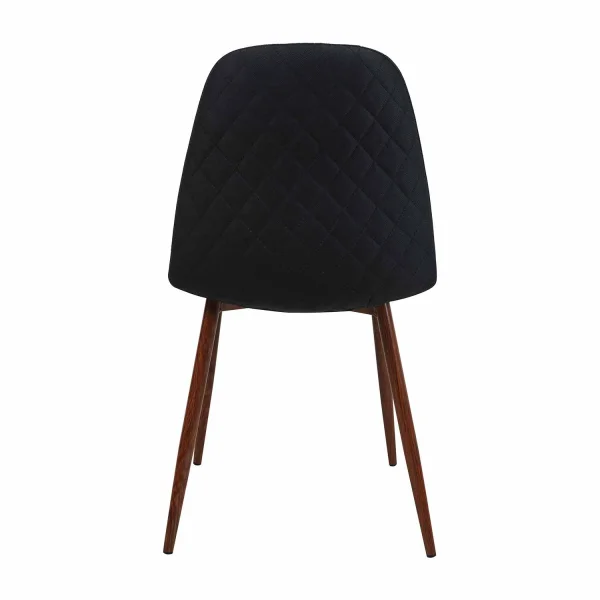 CADEIRA DE JANTAR ESTOFADA GRACIA PRETA