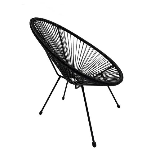 CADEIRA MIAMI SPRINGS PRETA