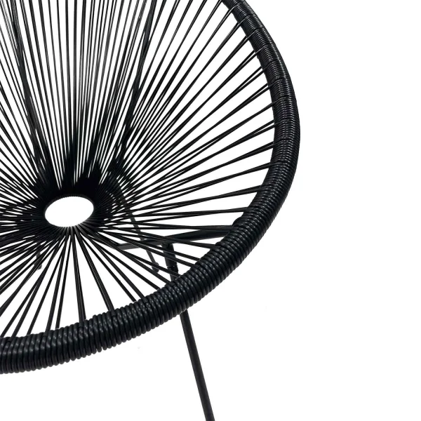 CADEIRA MIAMI SPRINGS PRETA