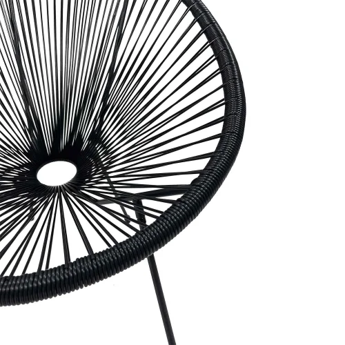 CADEIRA MIAMI SPRINGS PRETA