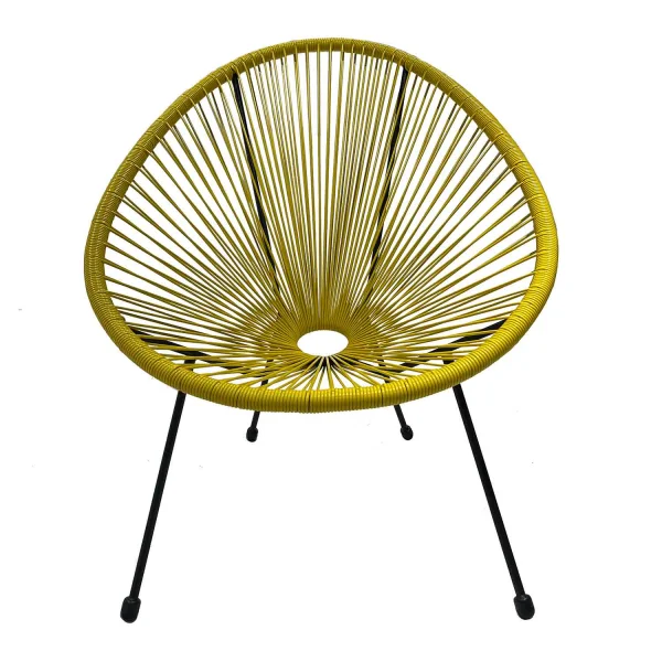 CADEIRA MIAMI SPRINGS AMARELA