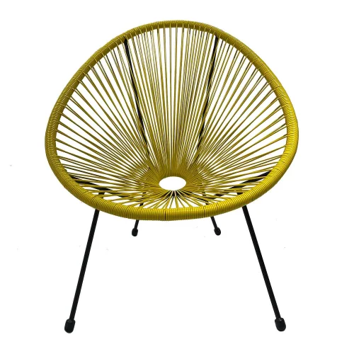 CADEIRA MIAMI SPRINGS AMARELA