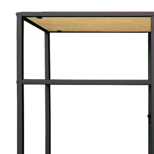 PRATELEIRAS SELENE BAIXAS DE CARVALHO/PRETO