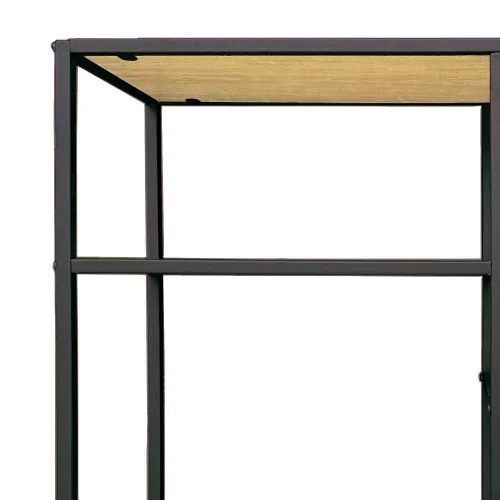 PRATELEIRAS SELENE BAIXAS DE CARVALHO/PRETO