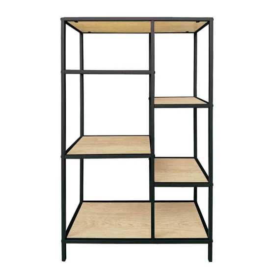 PRATELEIRAS SELENE BAIXAS DE CARVALHO/PRETO 2