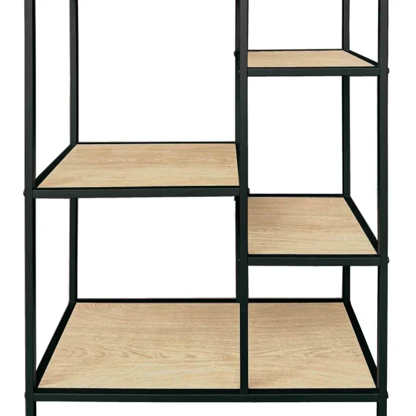 PRATELEIRAS SELENE BAIXAS DE CARVALHO/PRETO