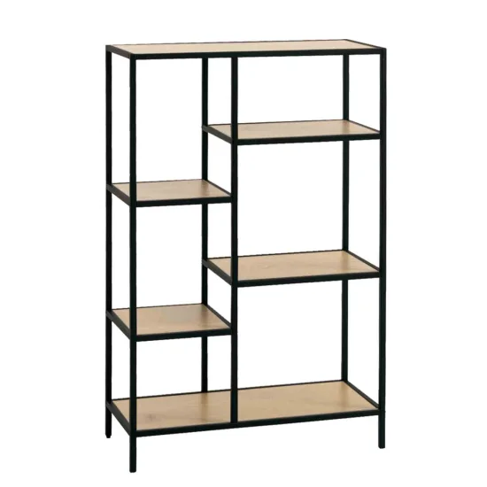 PRATELEIRAS SELENE BAIXAS DE CARVALHO/PRETO