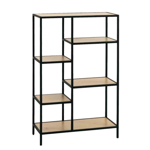 PRATELEIRAS SELENE BAIXAS DE CARVALHO/PRETO