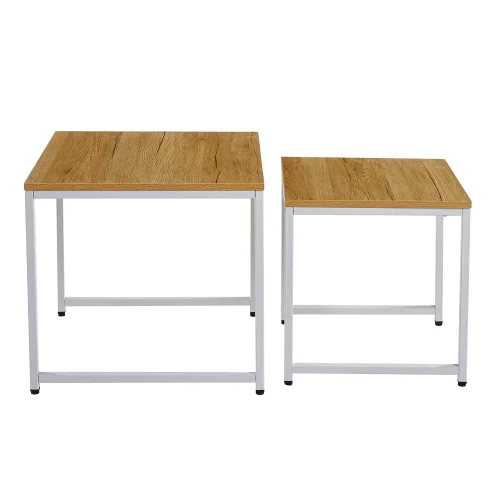 CONJUNTO DE MESA DE NINHO SWINDON BRANCO