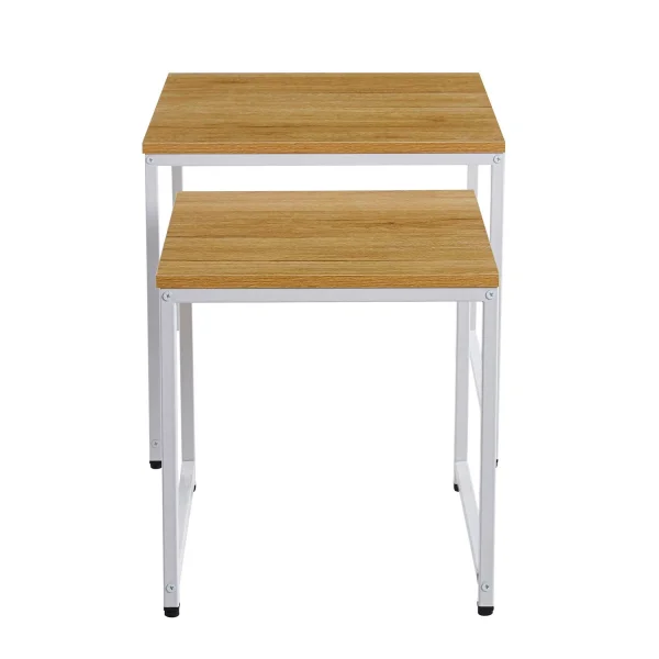 CONJUNTO DE MESA DE NINHO SWINDON BRANCO