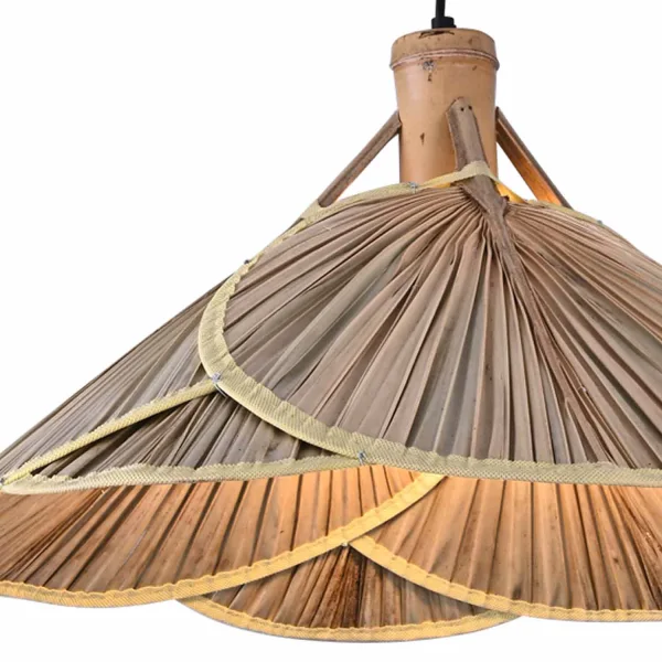 CANDEEIRO DE TETO EM FIBRAS NATURAIS GLADIOLO