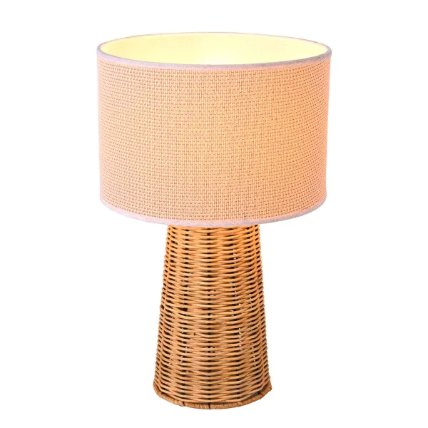 CANDEEIRO DE MESA EM RATTAN CAROLINA