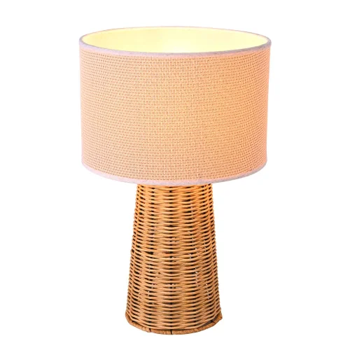 CANDEEIRO DE MESA EM RATTAN CAROLINA