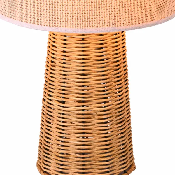 CANDEEIRO DE MESA EM RATTAN CAROLINA