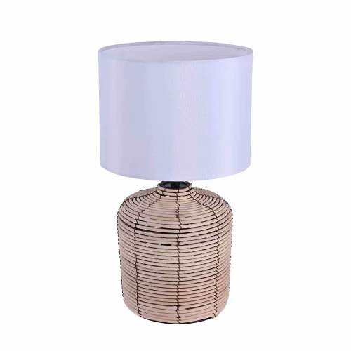 CANDEEIRO DE MESA RATTAN 35CM ELARA