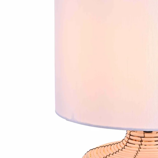 CANDEEIRO DE MESA RATTAN 40CM ELARA