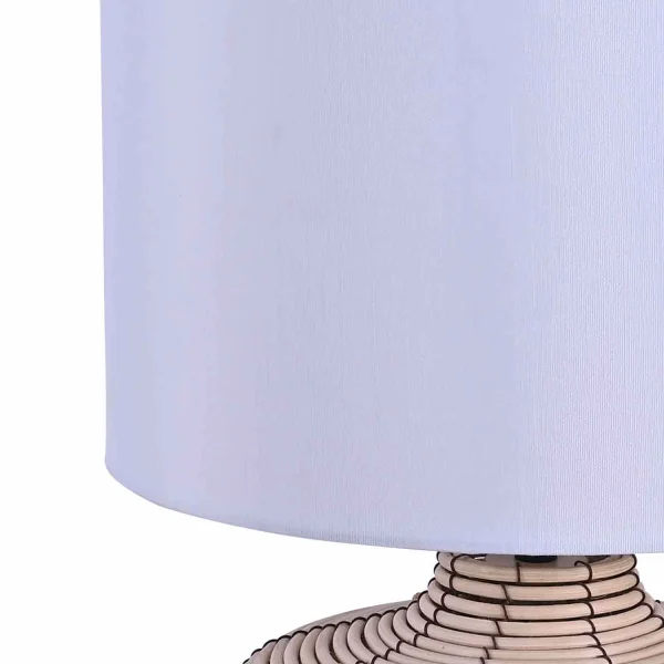 CANDEEIRO DE MESA RATTAN 40CM ELARA