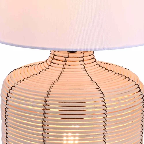 CANDEEIRO DE MESA RATTAN 40CM ELARA