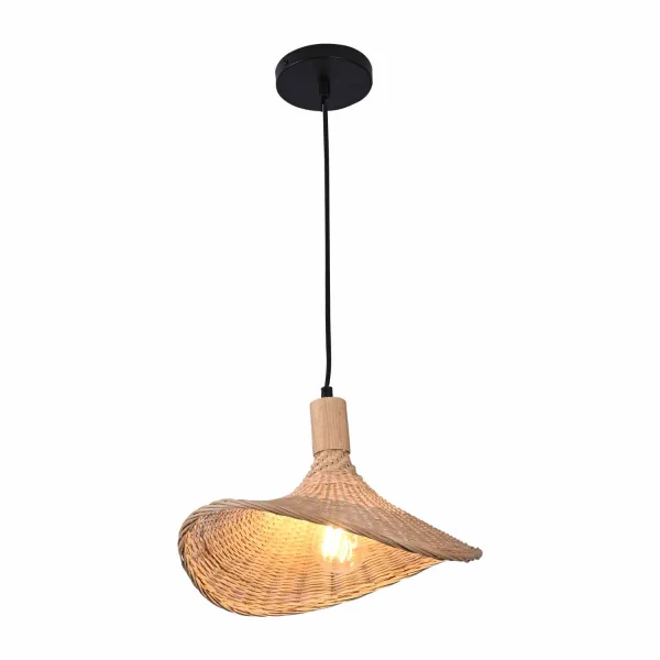 CANDEEIRO DE TETO RATTAN Ø 32 CM GENEVIEVE