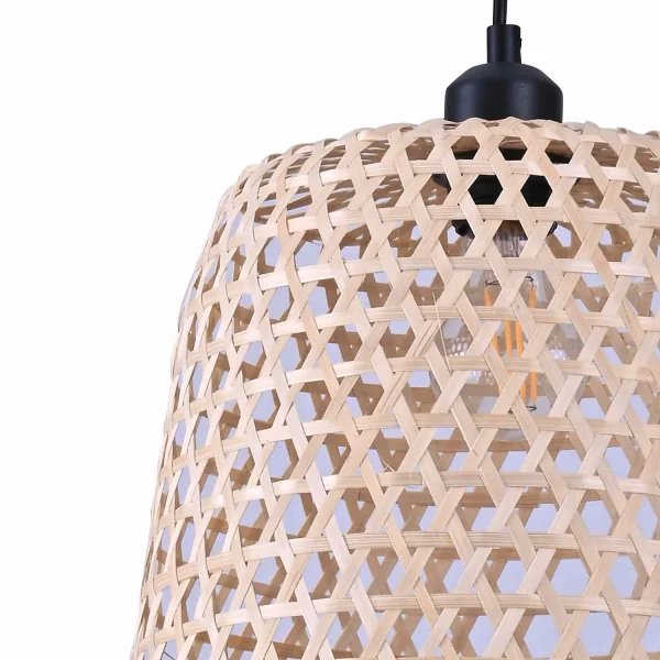 CANDEEIRO DE TETO BAMBU Ø 50 CM LOVISA