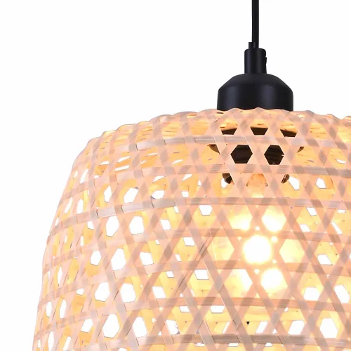 Candeeiro de Teto em Bambu Ø 50 cm Lovisa | Lúzete