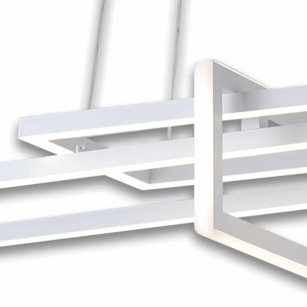 CANDEEIRO DE TETO LED REGULÁVEL 40 W BRANCO ATTICUS