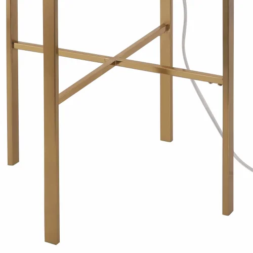 LÂMPADA DE PISO CORDELIA OURO/ÂMBAR