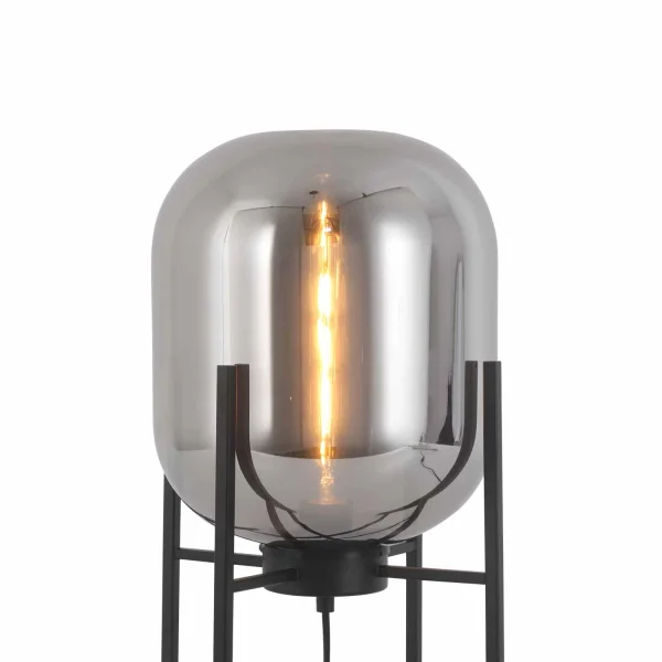 CANDEEIRO DE MESA CORDELIA PRETO/FUMO