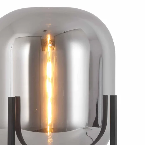 CANDEEIRO DE MESA CORDELIA PRETO/FUMO