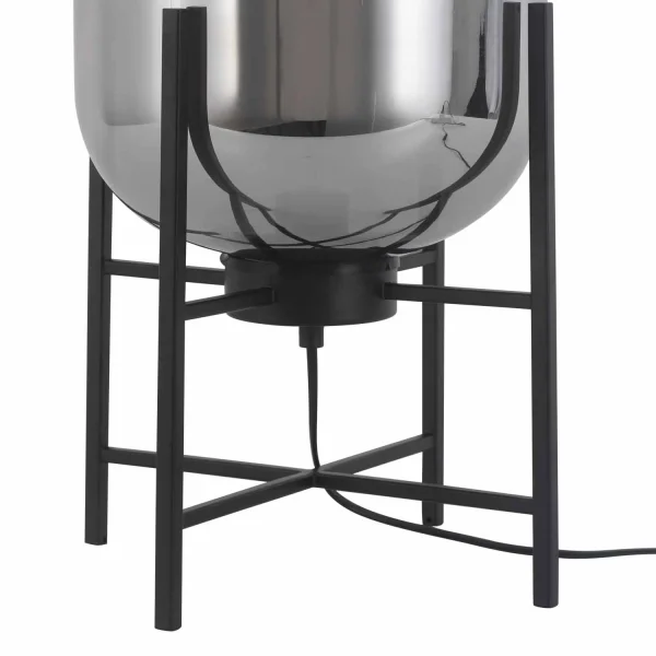 CANDEEIRO DE MESA CORDELIA PRETO/FUMO