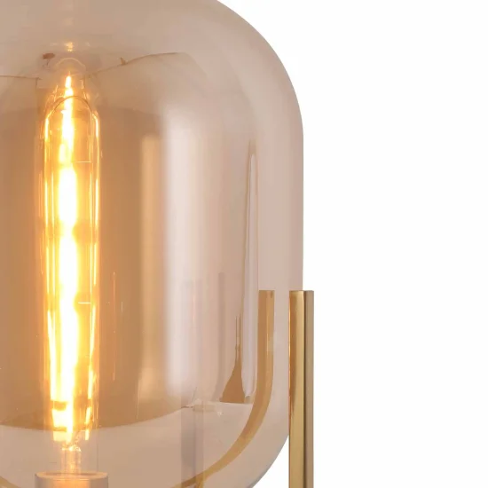 CANDEEIRO DE MESA CORDELIA OURO/ÂMBAR 2