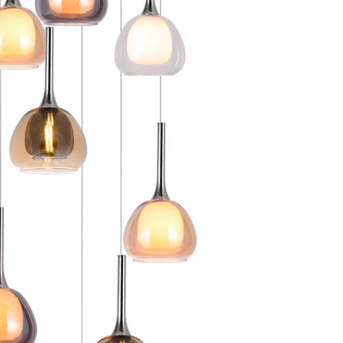 LUMINÁRIA DE ESCADA 12 LUZES E14 NOLINA