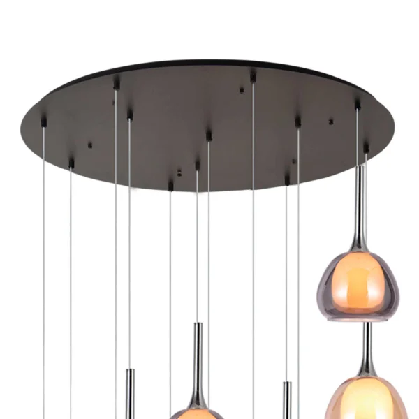 LUMINÁRIA DE ESCADA 12 LUZES E14 NOLINA