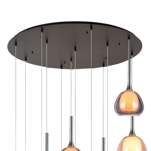 LUMINÁRIA DE ESCADA 12 LUZES E14 NOLINA