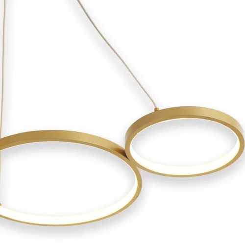 CANDEEIRO DE TETO LED 65W REGULÁVEL OURO SERENA