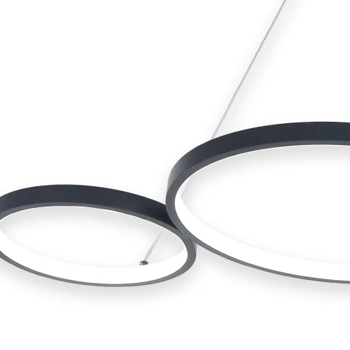 CANDEEIRO DE TETO LED 65W REGULÁVEL SERENA PRETO