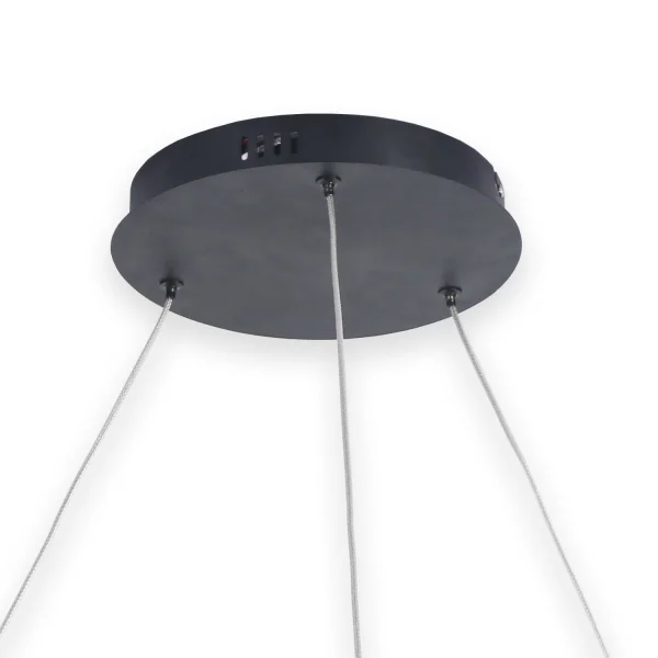 CANDEEIRO DE TETO LED 65W REGULÁVEL SERENA PRETO