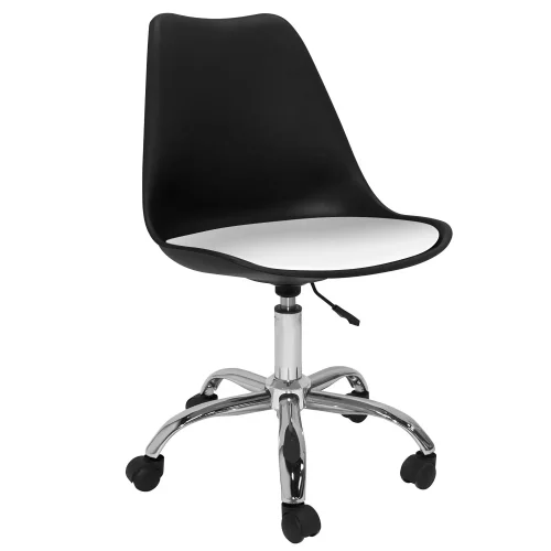 CADEIRA TORRE PRETA / ALMOFADA MESA BRANCA