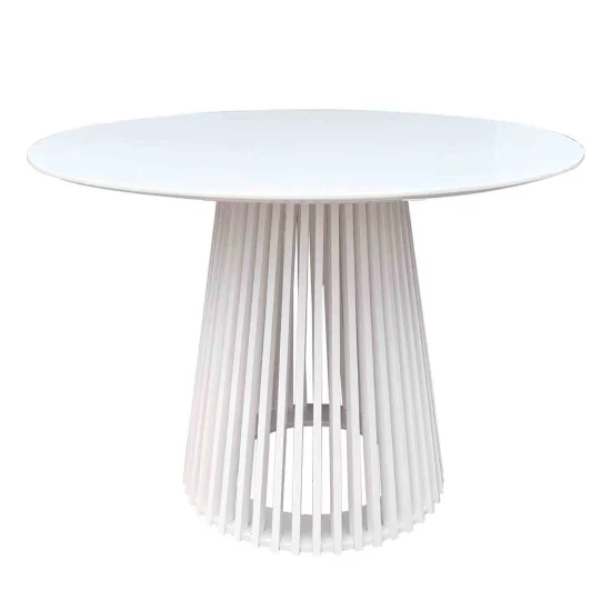 MESA DE JANTAR NEREA MADEIRA BRANCA