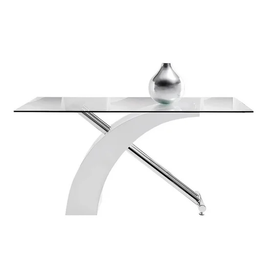 MESA DE JANTAR CLARITY TRANSP/BRANCA