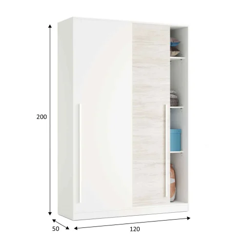 CONJUNTO JUVENIL COM ARMÁRIO E MESA DE ESTUDO ELKIN