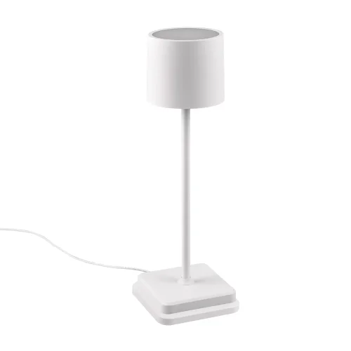 CANDIEIRO DE MESA EXTERIOR LED 1,5 W REGULÁVEL IP54 BRANCO FRISCO