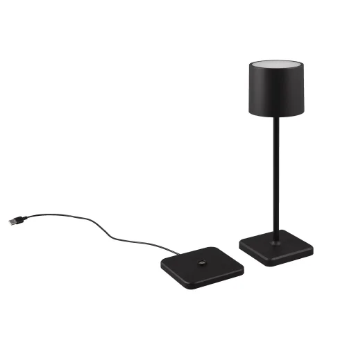 CANDIEIRO DE MESA EXTERIOR LED 1,5 W REGULÁVEL IP54 PRETO FRISCO