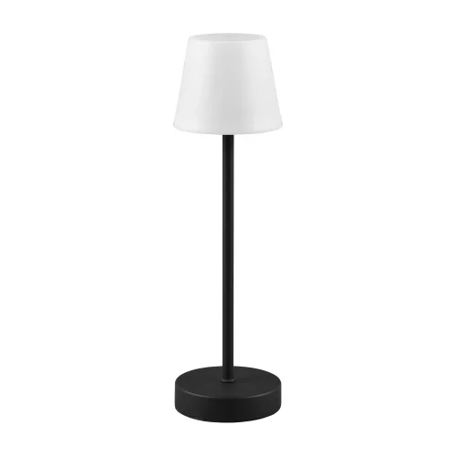 CANDIEIRO DE MESA LED TÁTIL LED REGULÁVEL 2,2W IP44 PRETO MINNA
